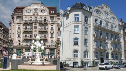 József nádor tér, Bankkpalota, Koppenhága, Glacisgaarden