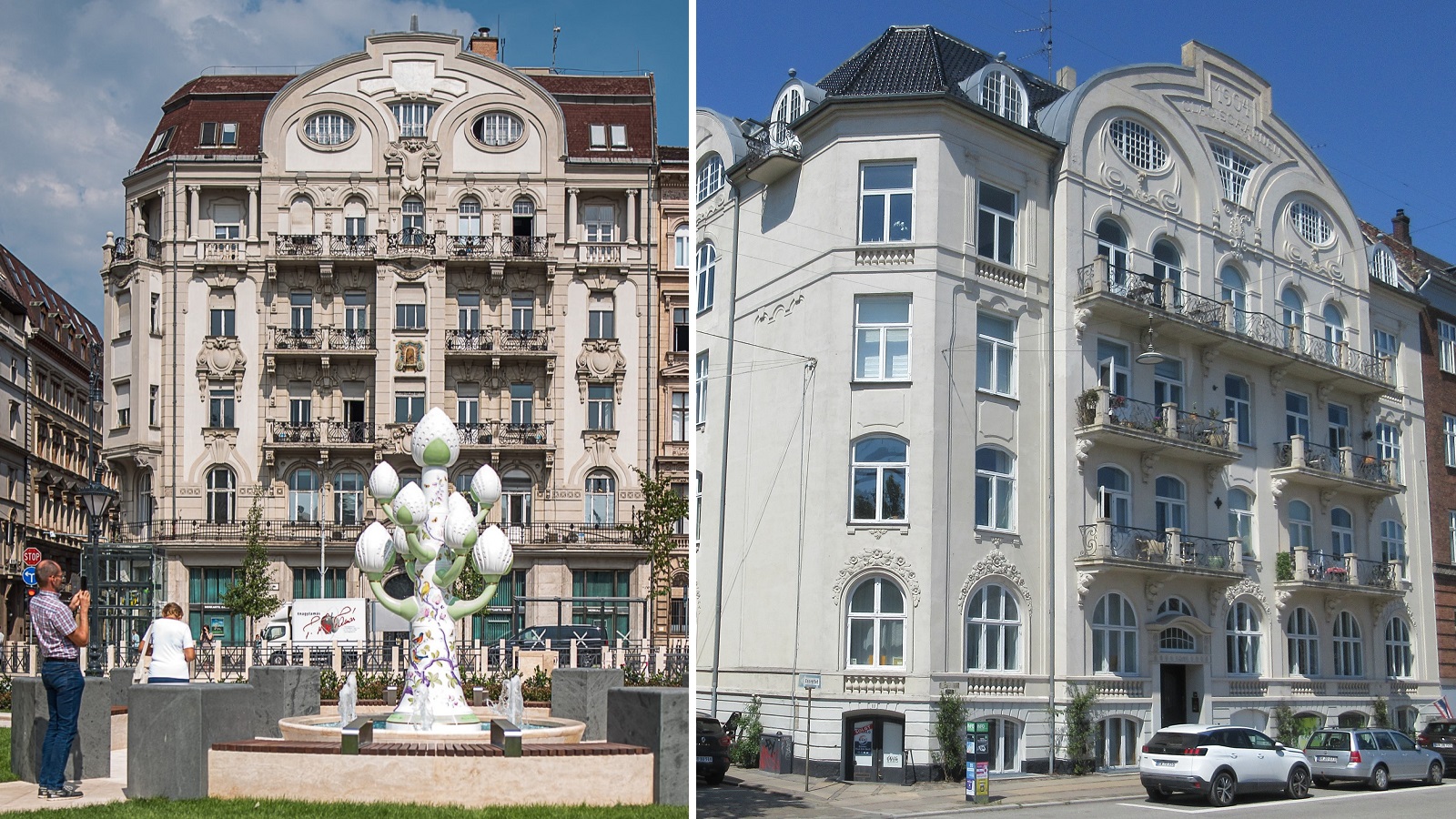 József nádor tér, Bankkpalota, Koppenhága, Glacisgaarden