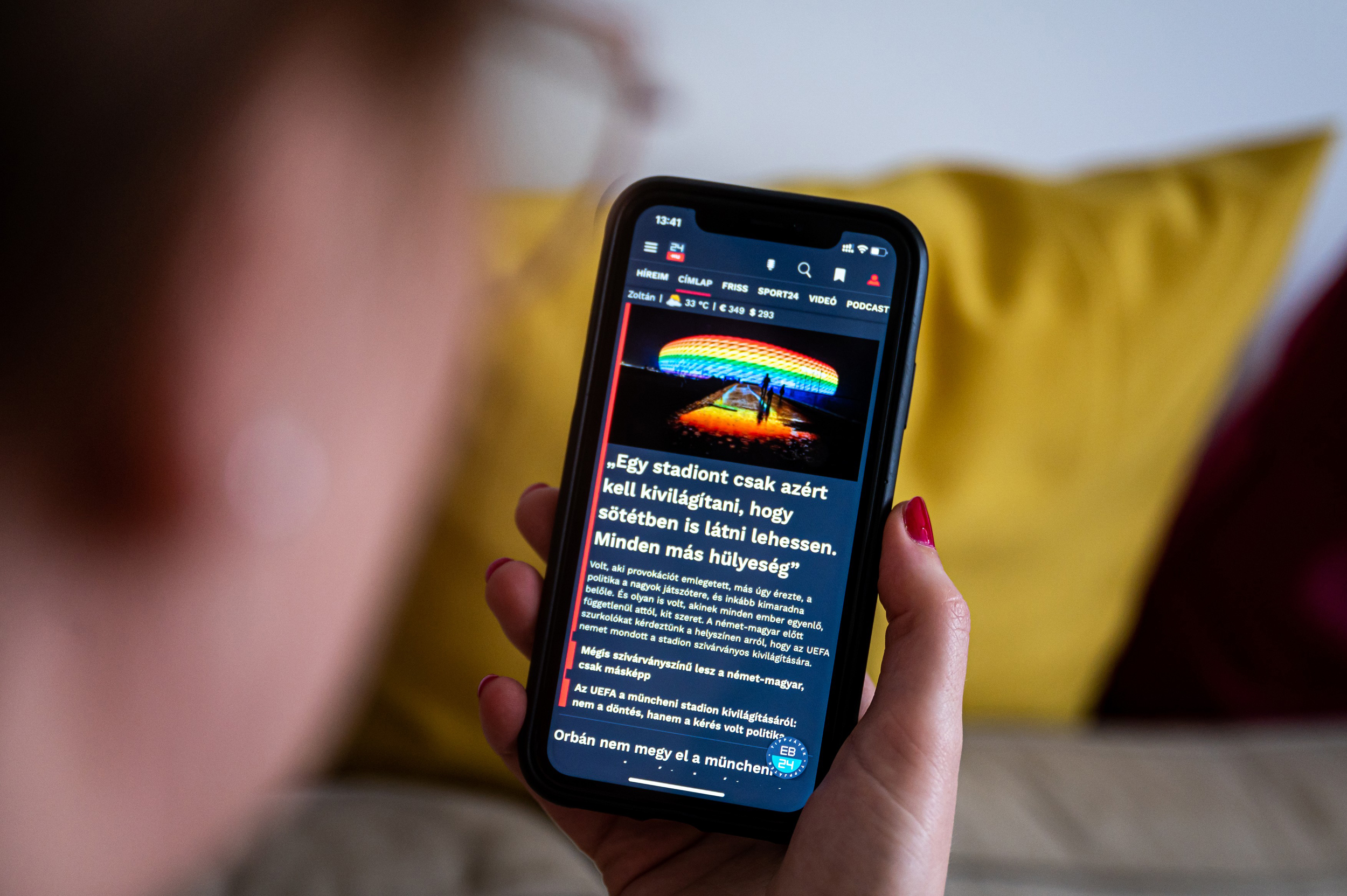 A 24.hu mobiltelefonos appikációja.