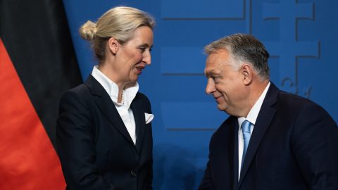 Orbán Viktor és Alice Weidel