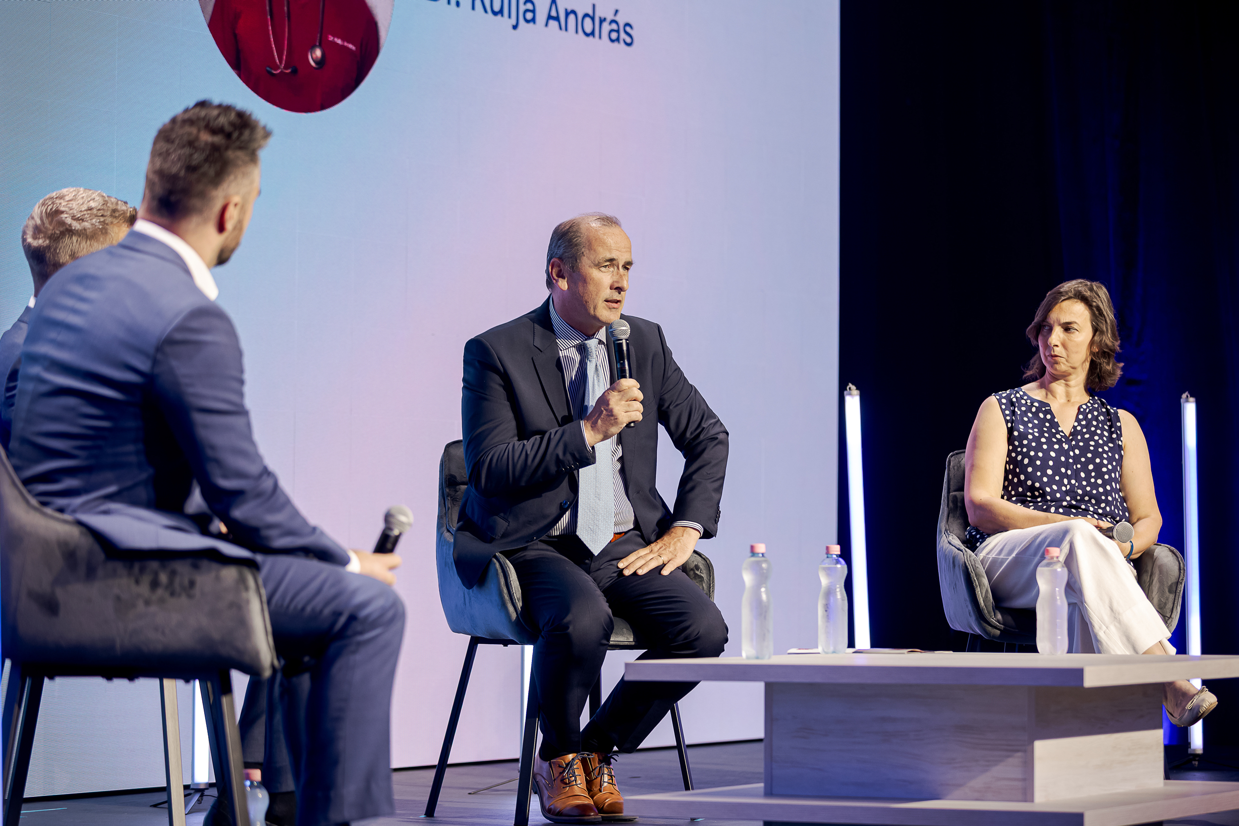 Dr. Hegedűs Zsolt a Tisza Párt második kongresszusán Nagykanizsán 2025. július 12-én.