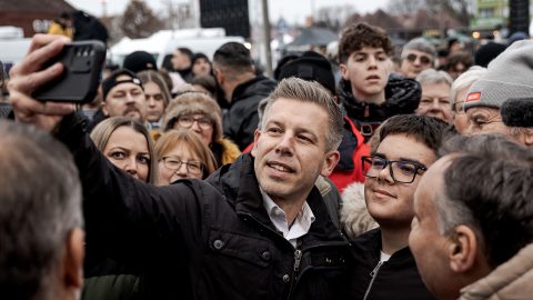 Magyar Péter Nyíregyházán