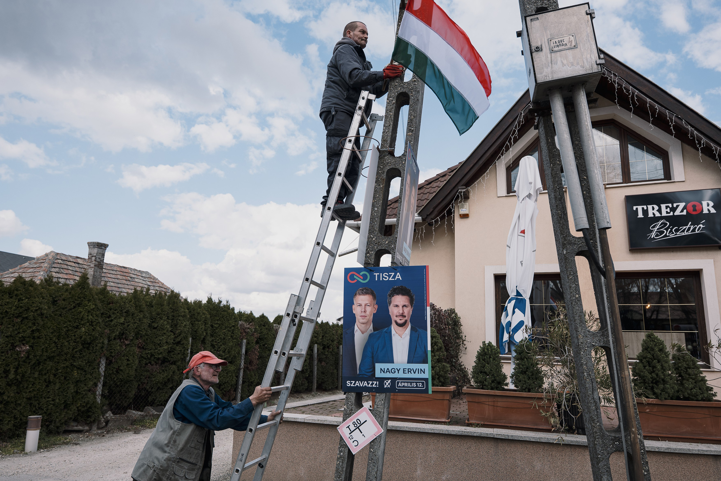 Riport Fejér megye 4-es választókerületében Iváncsán 2026. március 12-én.