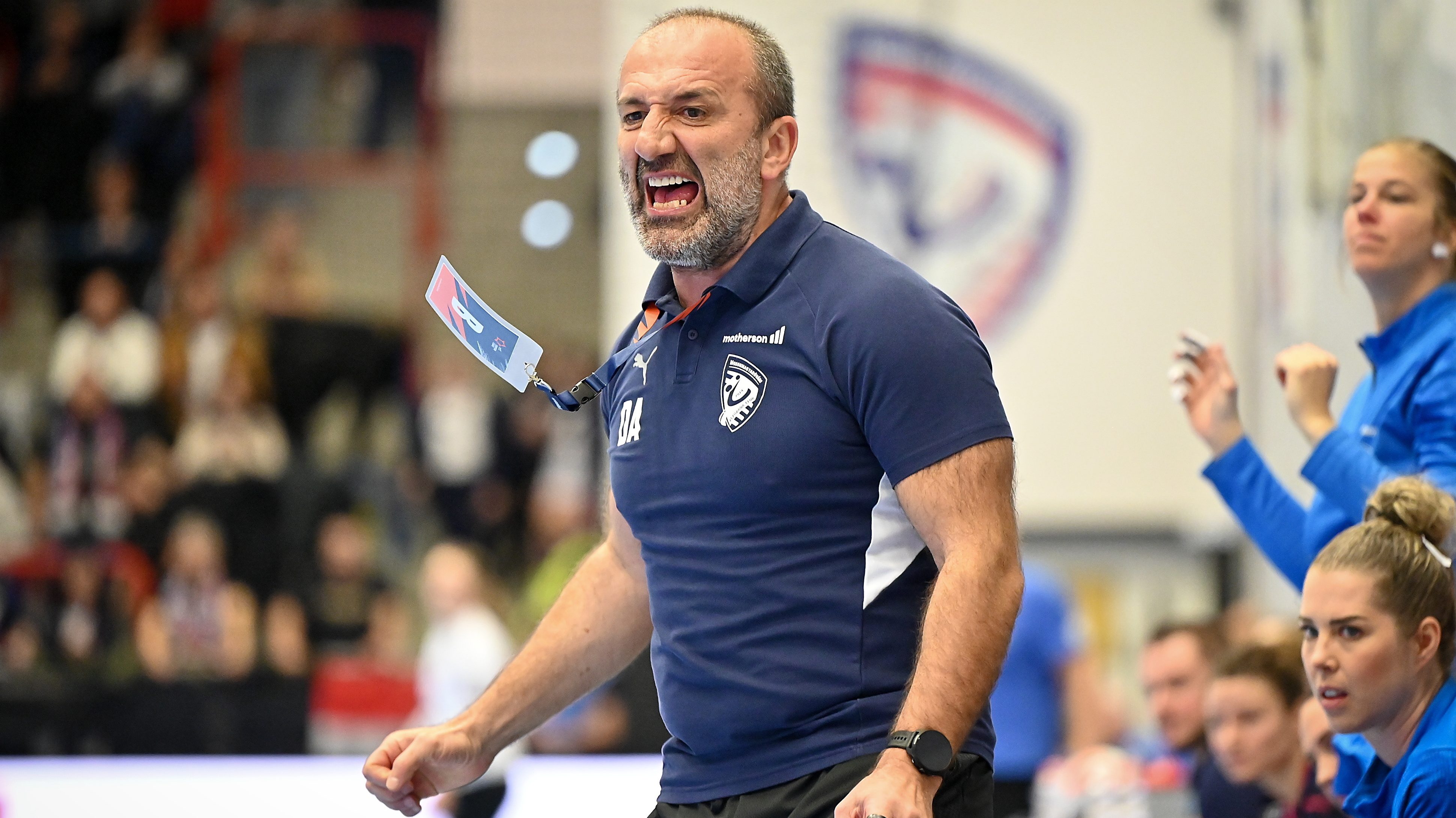 Dragan Adzic a Mosonmagyaróvár vezetõedzõjeként.