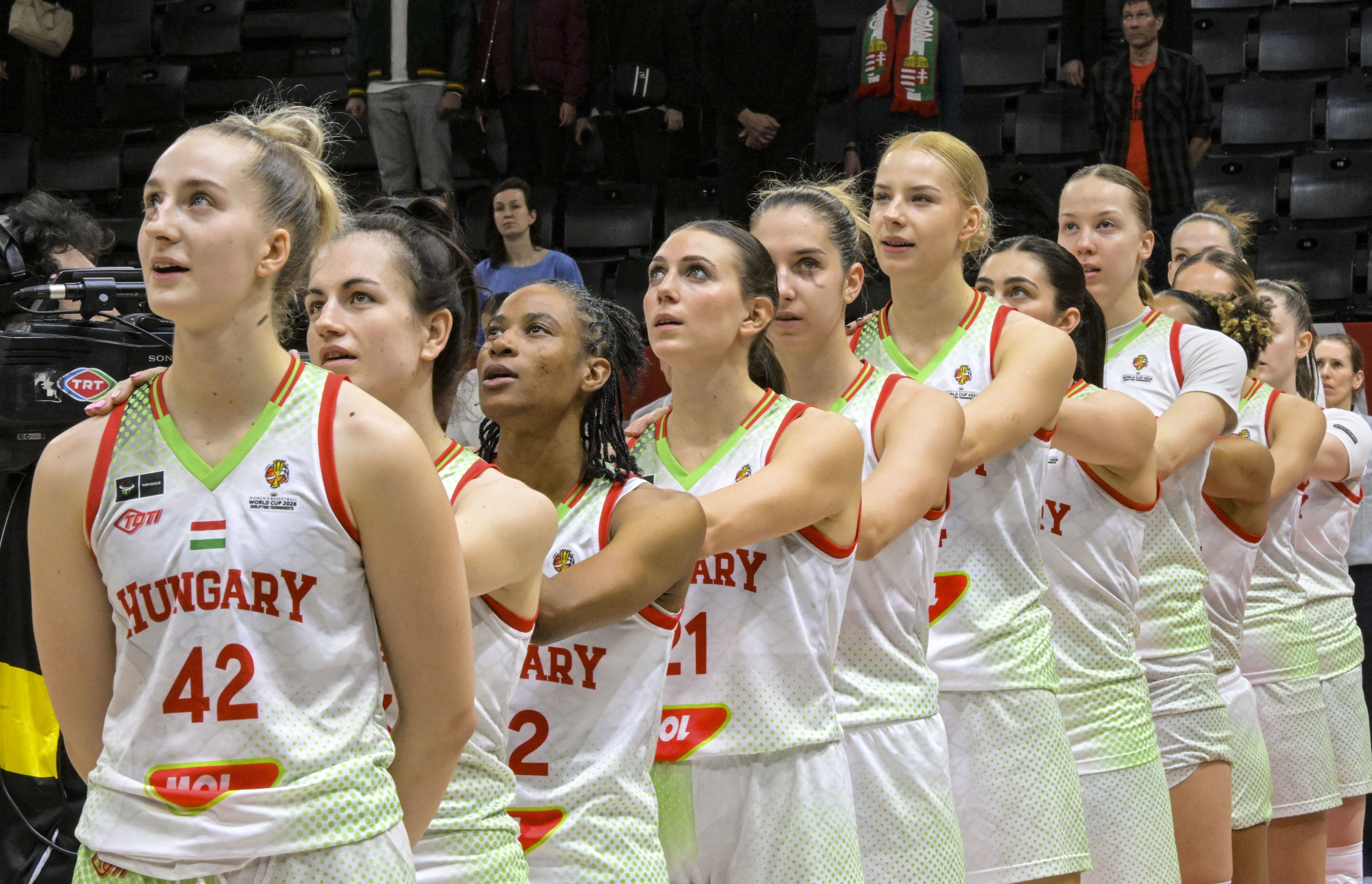 A női kosárlabda-válogatott.