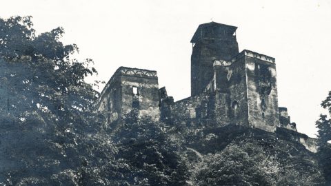 Csák Máté trencséni vára 1924-ben.