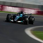 Mercedes' British driver George Russell drives during the second practice session of the Formula One Australian Grand Prix at the Albert Park Circuit in Melbourne on March 6, 2026.