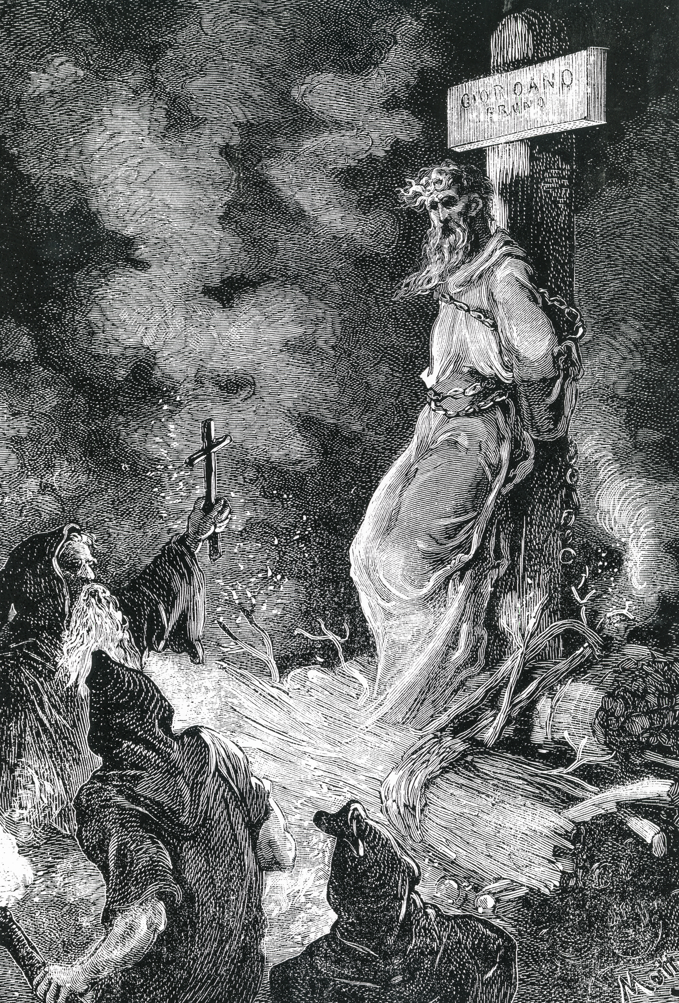 Ez a könyv juttatta máglyára Giordano Brunót 2 Giordani Bruno a máglyán.