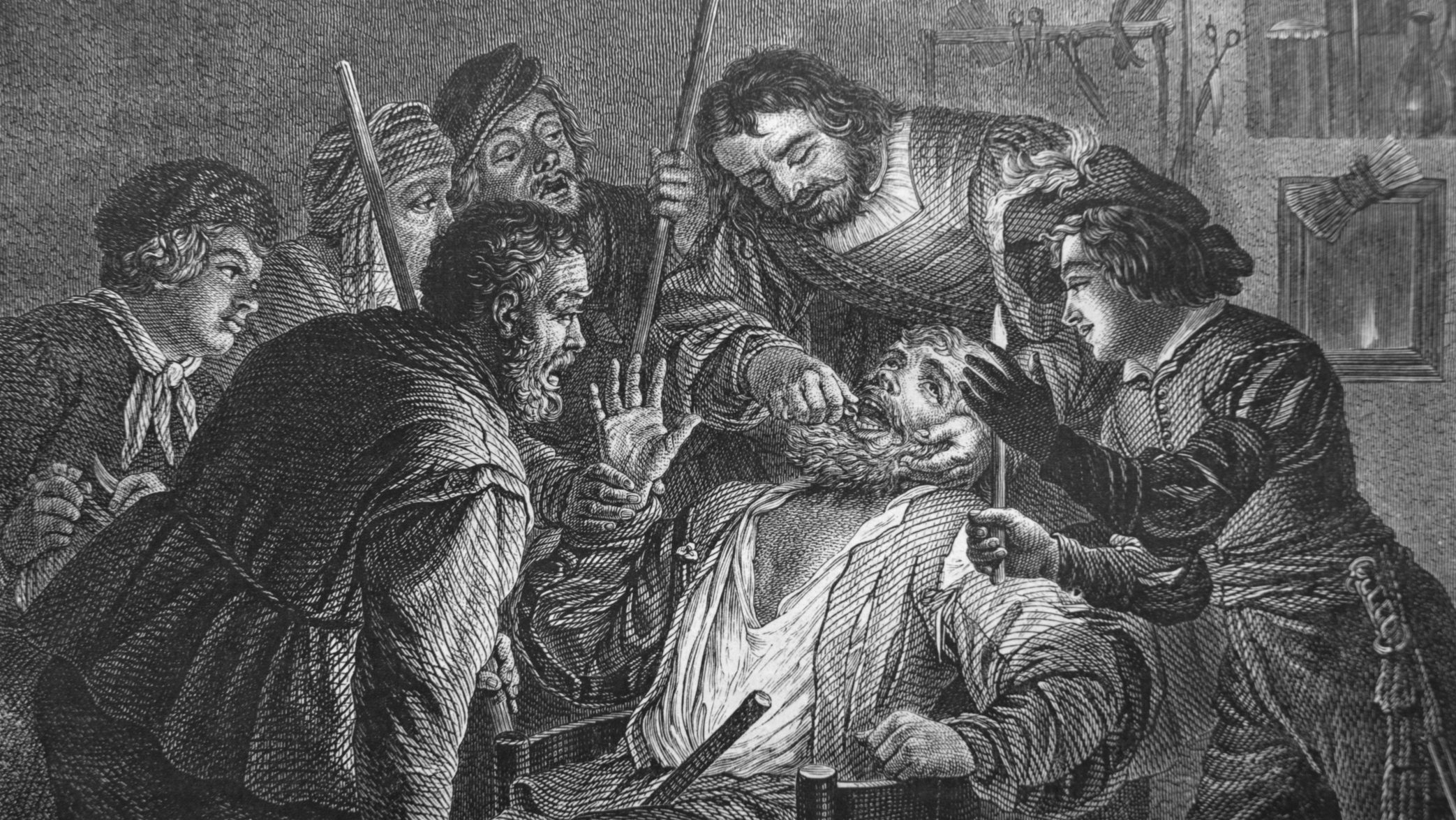 Középkori fogorvos nem ismerte a fájdalomcsillapítást..