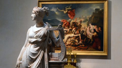 Luigi Magnani művészettörténész gyűjteményének darabjai a Magnani Rocca Alapítvány kiállításán.