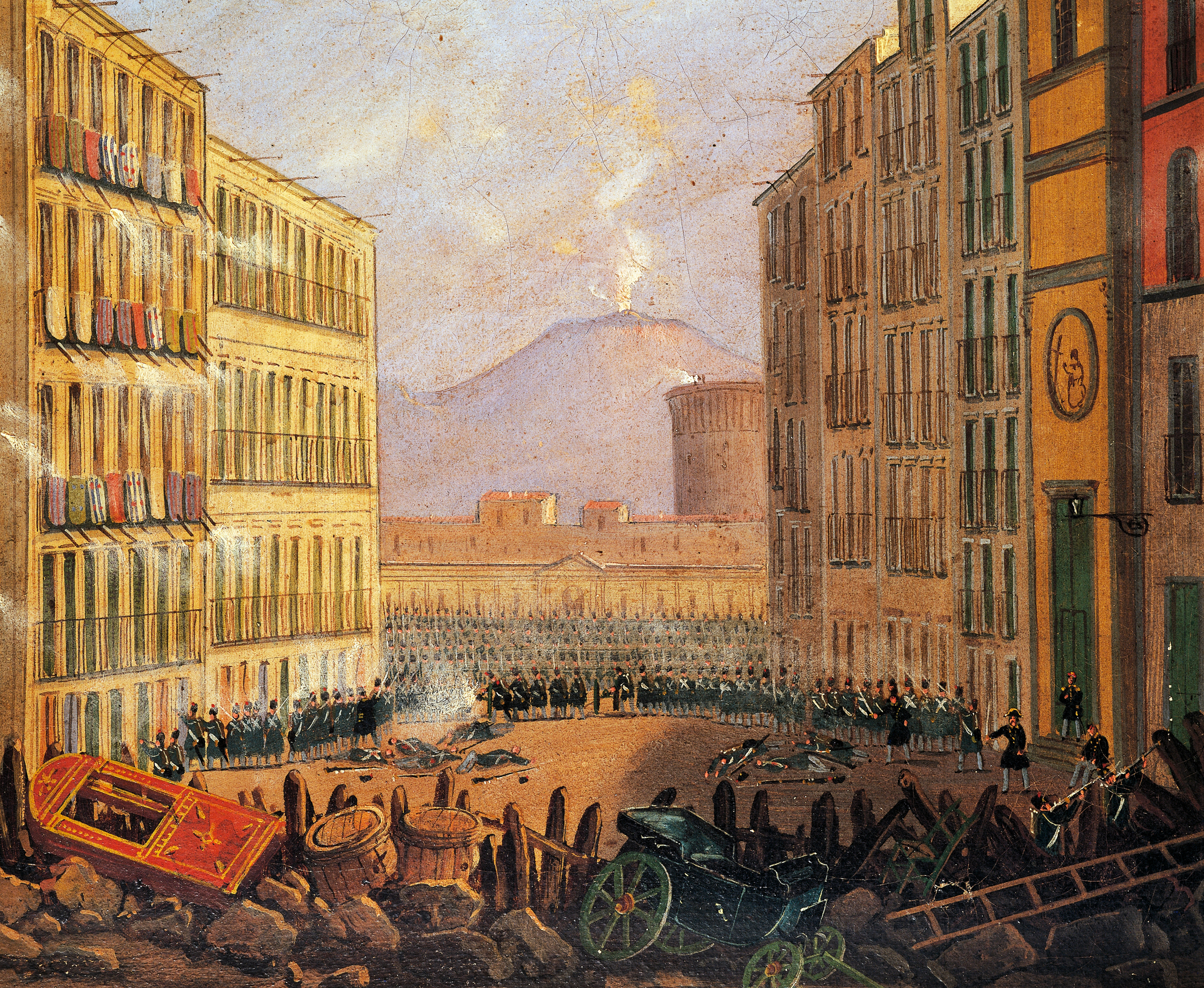 Barikádok Nápolyban, forradalom