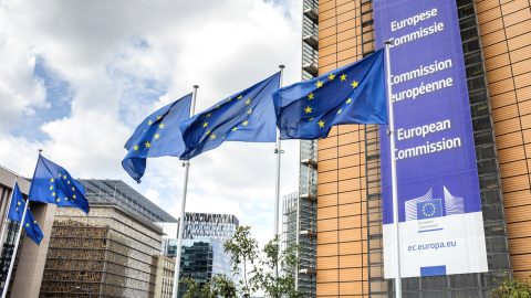Az Európai Bizottság épülete Brüsszelben.