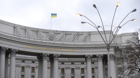 a külügyminisztérium épülete Kijevben