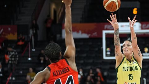 Ausztrália és Kanada vb-selejtezős mérkőzése.