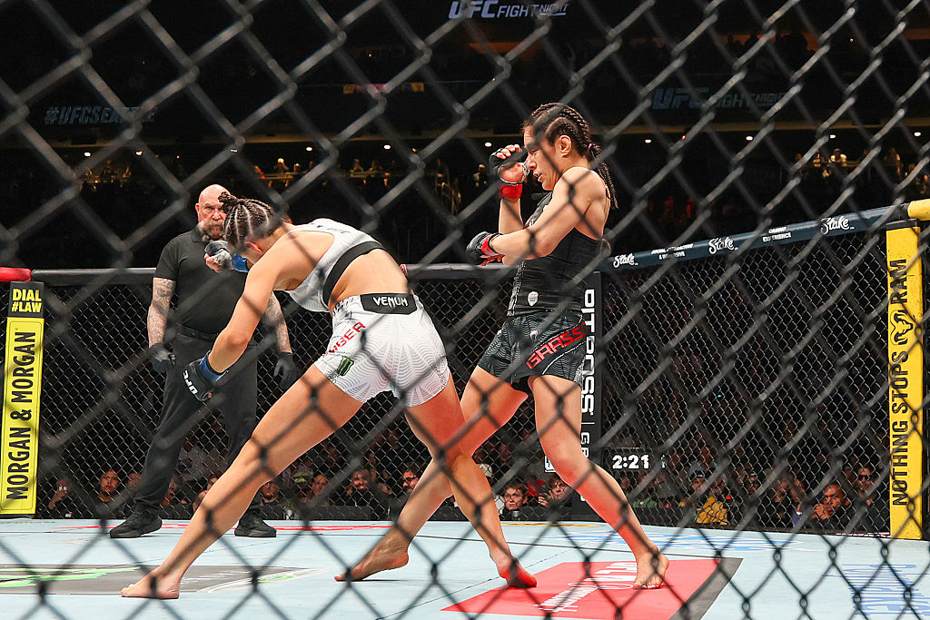 UFC MMA brutális kiütés fojtás Alexa Grasso Maycee Barber