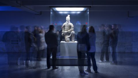 terrakotta katona a császár sírjából