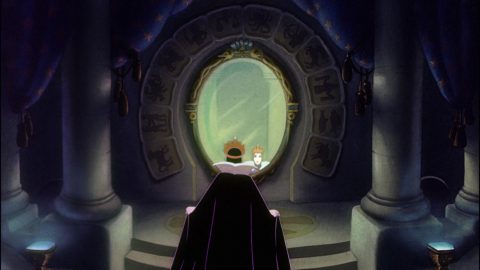 A Hófehérke és a hét törpe című Disney-klasszikus egyik jelenete