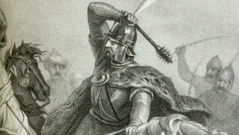 Hunyadi János a várnai csatában.