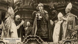 IV. Károly koronázása