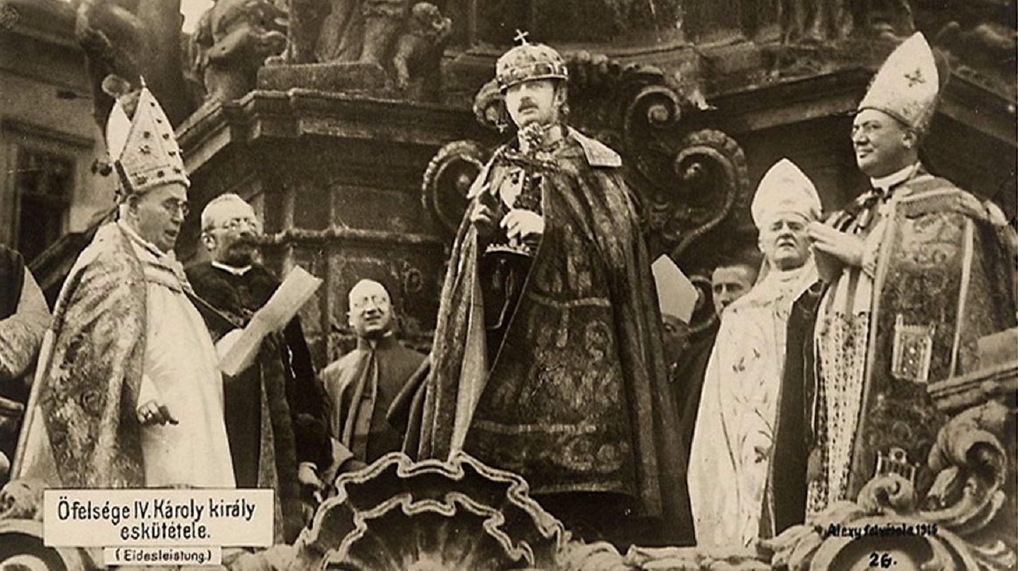 IV. Károly koronázása