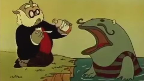 Egy pillanatkép a Kérem a következőt! című rajzfilmsorozat főcímzenéjéből.