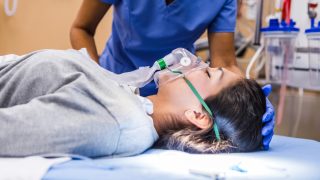 Egy komában lévő nő