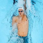 Kós Hubert, úszás
