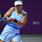 Lucrezia Stefanini of Italy competes in the first round of the Transylvania Open 2026 double game, a WTA250 Tournament, against Jaqueline Cristian of Romania at BT Arena in Cluj-Napoca, Romania, on February 3, 2026. (Photo by Alex Nicodim/NurPhoto)