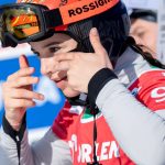 Malena Zamfirova of Bulgaria competes during the FIS Snowboard World Cup, Parallel Giant Slalom, on the Jaworzyna Krynicka slope in Krynica-Zdroj, Poland, on March 1, 2026. (Photo by Marcin Golba/NurPhoto via Getty Images)