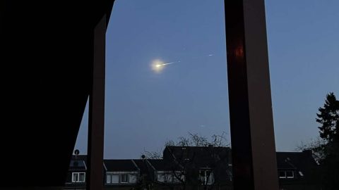 meteor tűzgömb németország