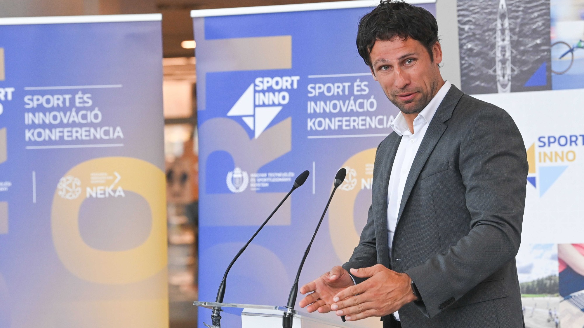 Mocsai Tamás, a Nemzeti Kézilabda Akadémia (NEKA) ügyvezető igazgatója.