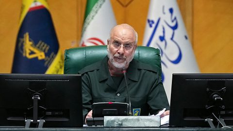 Mohamad Baher Halibaf, az iráni parlament elnöke