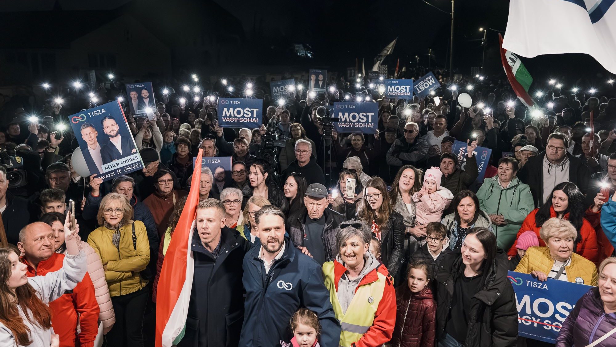Magyar Péter Győrújbaráton