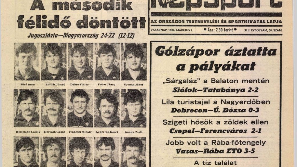 „Még mindig az előző este sokkjának a hatása alatt vagyok” – 40 éve lett vb-ezüstérmes a magyar férfi kéziválogatott