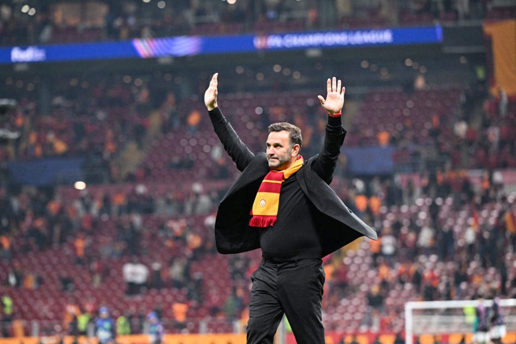 Okan Buruk, a Galatasaray vezetőedzője.