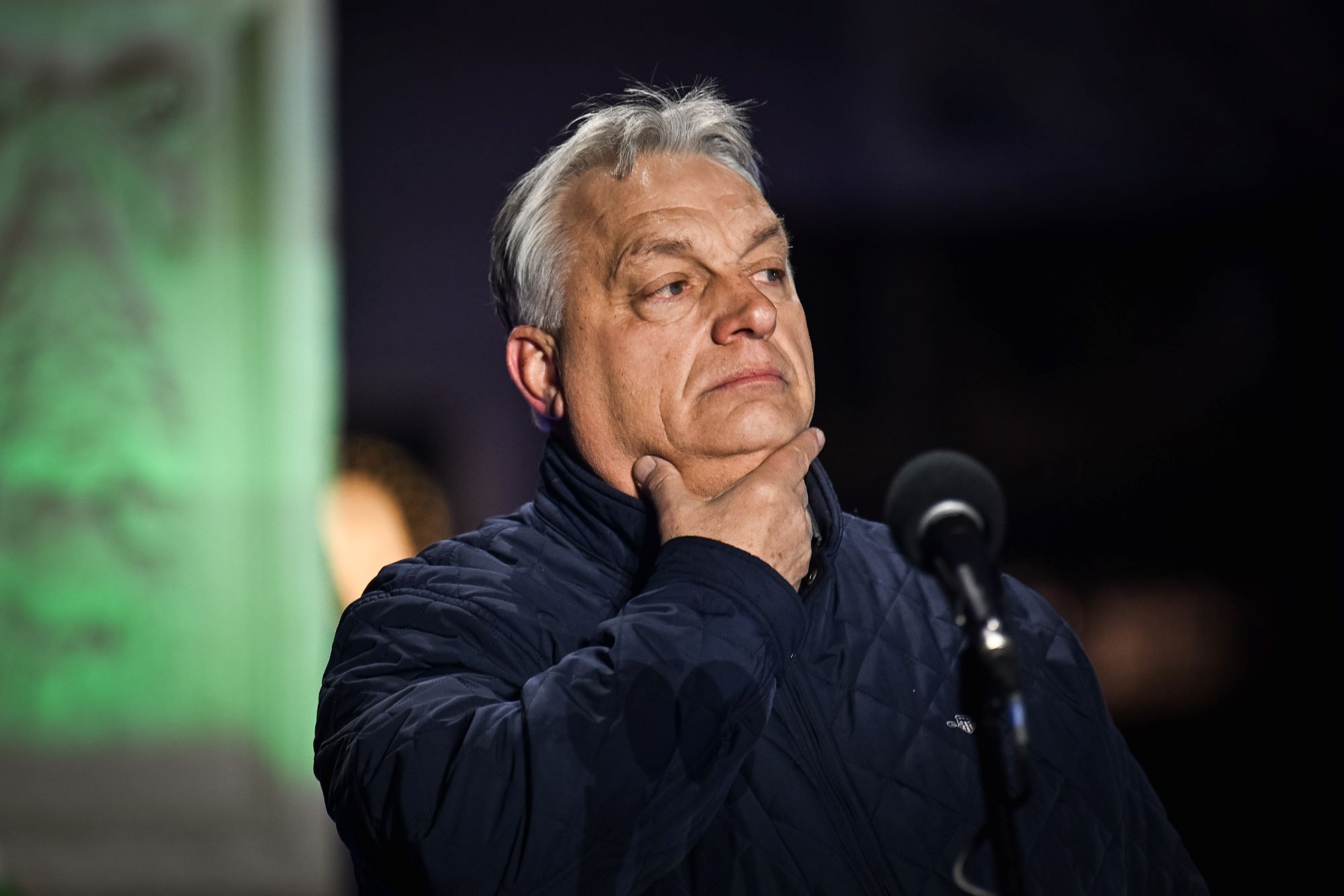 Orbán Viktor Győrben.