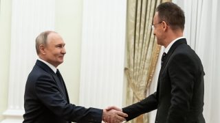 Vlagyimir Putyin és Szijjártó Péter Moszkvában, 2026.03.04-én.