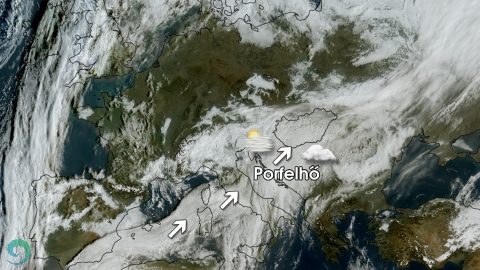 magyarországot belepő sivatagi profelhő.