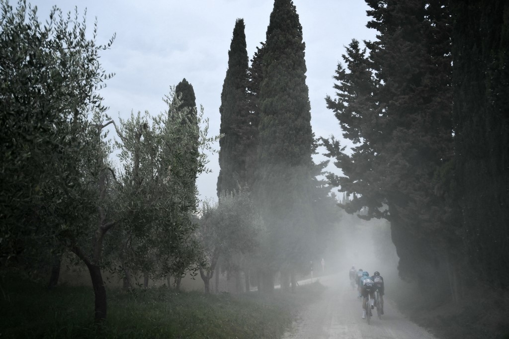 A Strade Bianchi kerékpáros verseny.