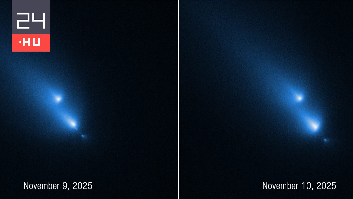 Véletlenül megfigyelték, ahogy darabokra esik egy üstökös
