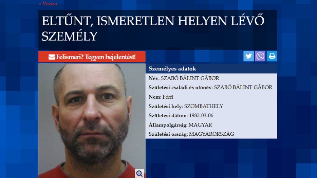 Eltűntként keresi a rendőrség a trombitás Szabó Bálintot