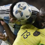 Argentína és Ecuador mérkőzése a világbajnoki selejtezősorozatban.