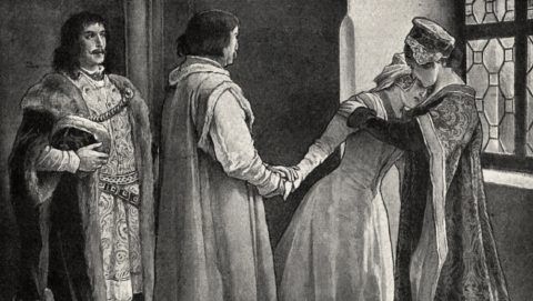 Podjebrád katalin, Mátyás király felesége