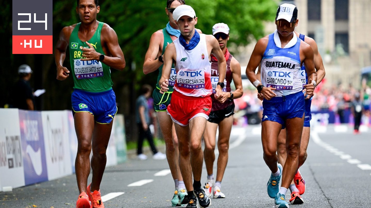 A világ idei legjobb idejét gyalogolta Venyercsán Bence