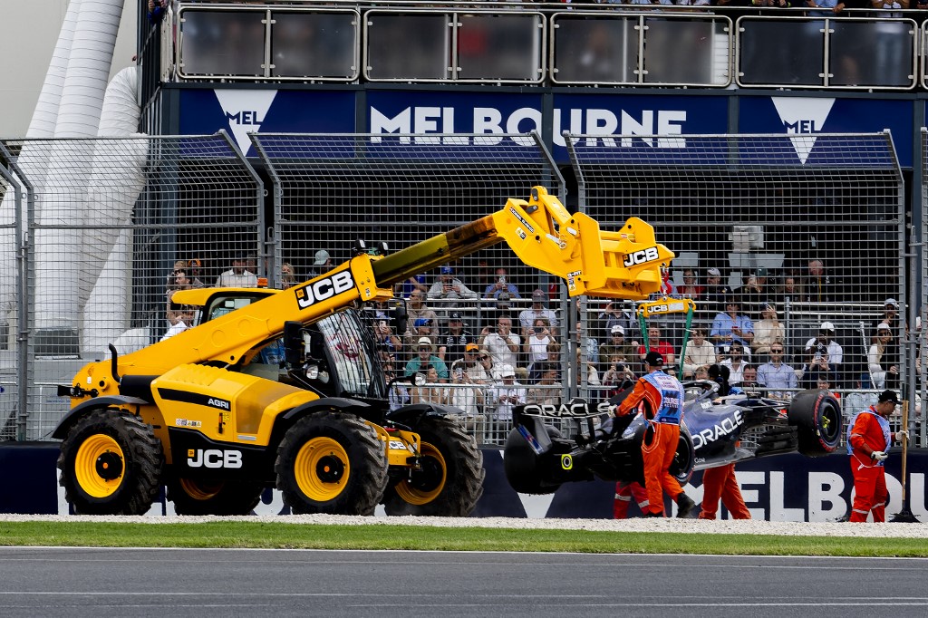 Max verstappen balesete az Ausztrál Nagydíjon.