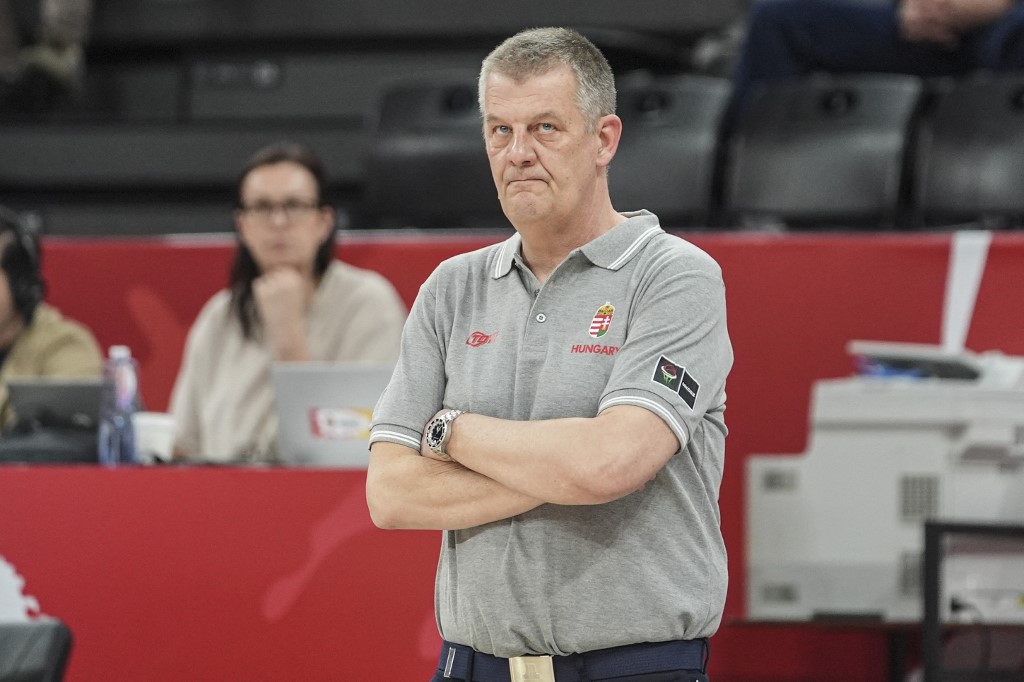 Völgyi Péter, a magyar válogatott szövetségi kapitánya. 