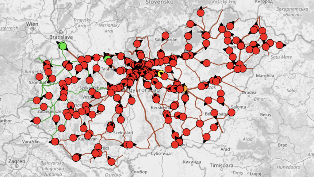 Óraállítás: az ország összes vonatánál 60-70 perces késést mutat a MÁV rendszere