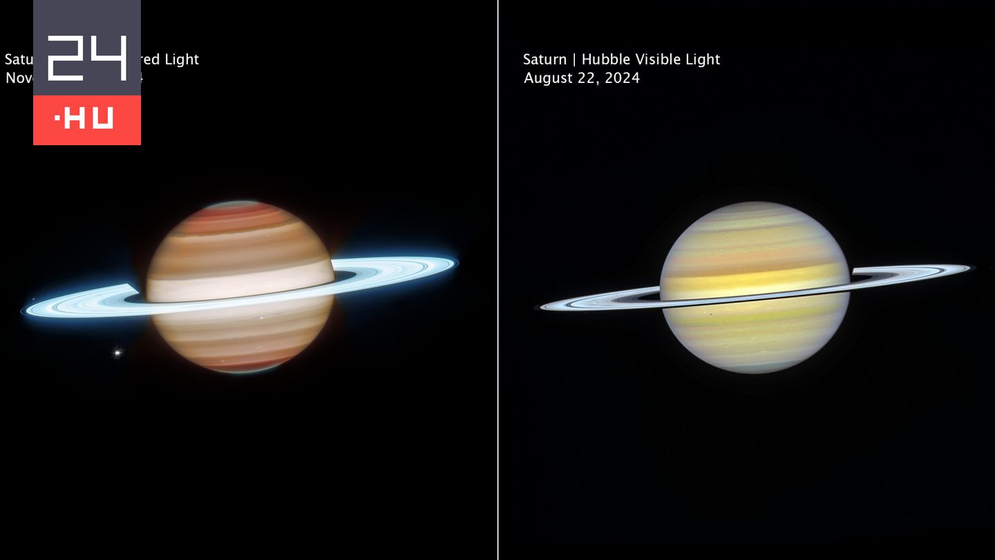 Páratlan képek készültek a Szaturnuszról