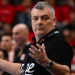 Xavi Pascual, a One Veszprém HC vezetőedzője a férfi kézilabda Bajnokok Ligája csoportkörében játszott One Veszprém HC - Dinamo Bucuresti mérkőzésen a One Veszprém Arénában 2026. február 25-én.