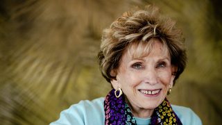 American-Hungarian Holocaust survivor, psychotherapist and dancer Edith Eva Eger poses during a photo session in De Bilt, The Netherlands, on May 2, 2019. (Photo by Robin van Lonkhuijsen / ANP / AFP) / Netherlands OUT